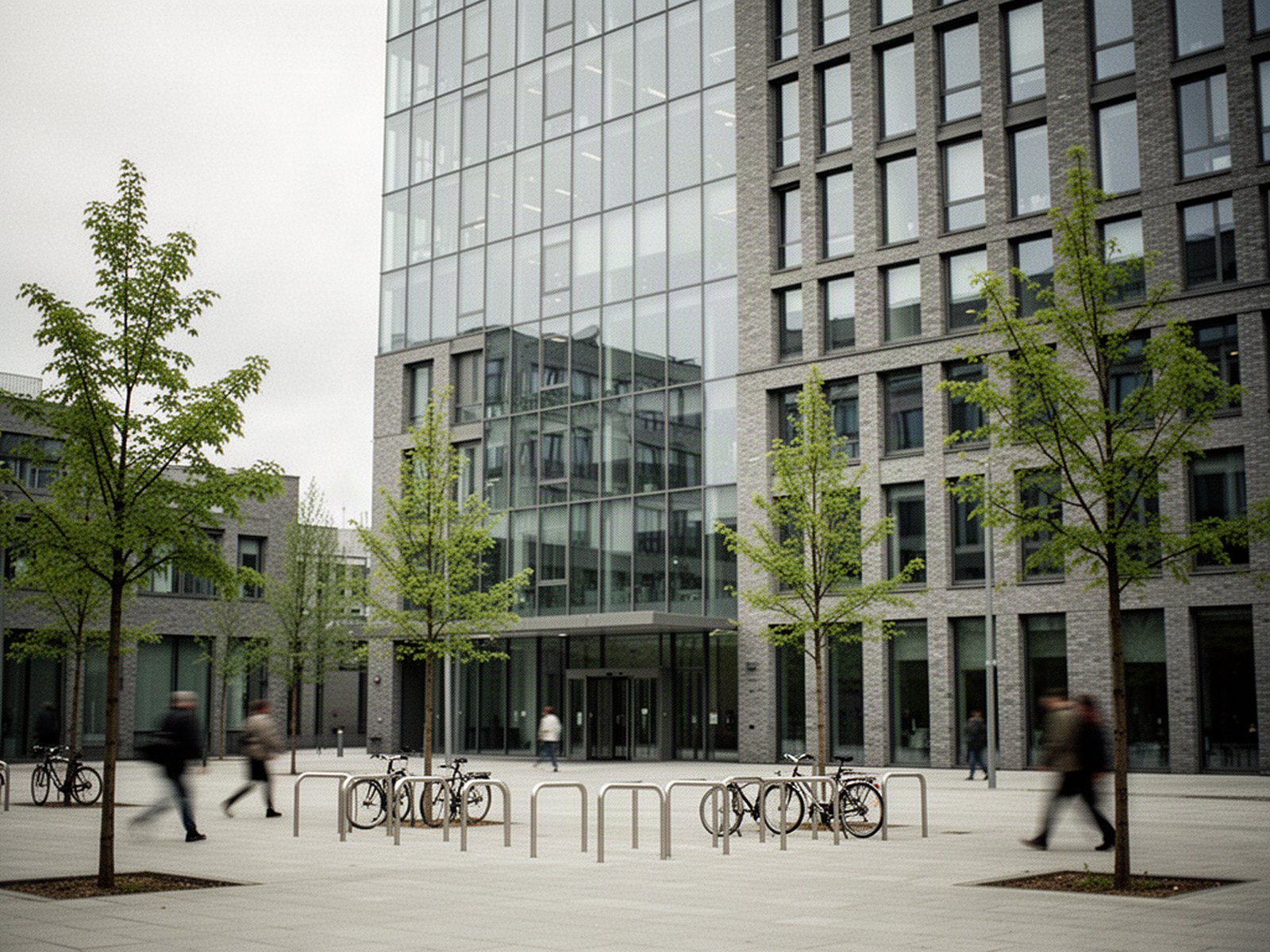 Bürogebäude Glasfassade
